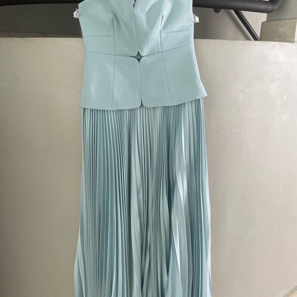 Acler AVONLEA MIDI DRESS- Celeste Blue